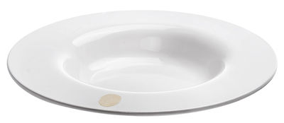 Table et cuisine - Assiettes - Assiette creuse I.D.Ish by D'O Spring / Classique - Mélamine - Kartell - Forme classique / Blanc - Mélamine