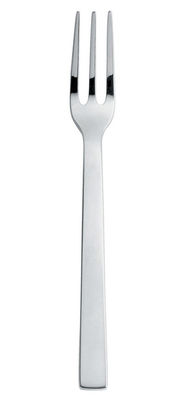 Tableware - Cutlery - Santiago Dessert fork - L 16.8 cm by Alessi - Polished steel - Polished stainless steel