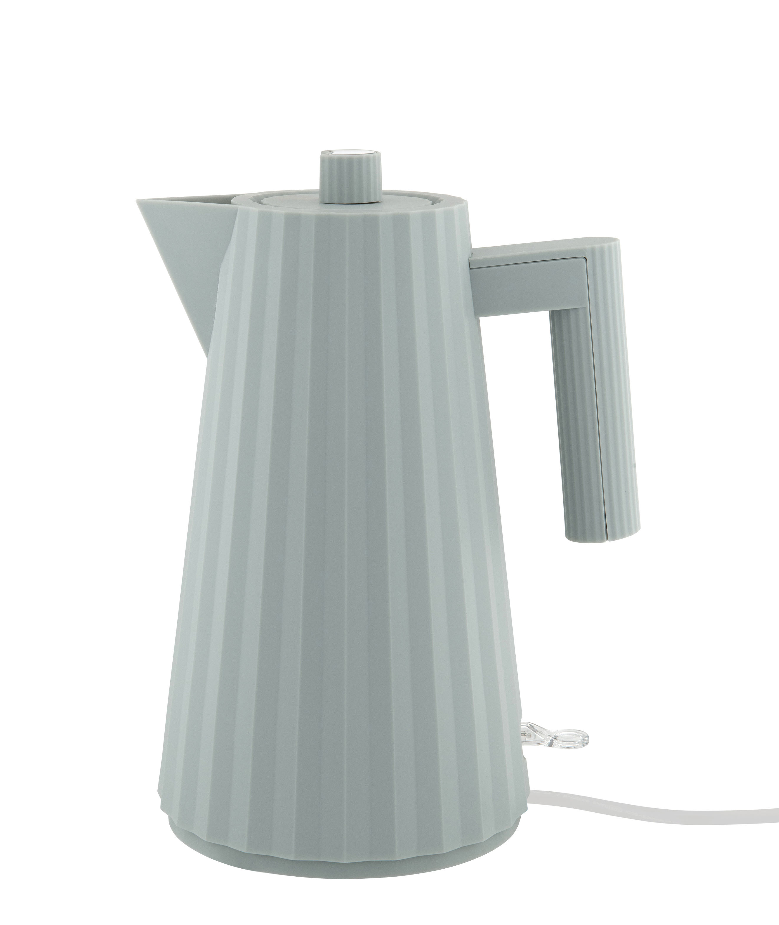 Electric kettle Plissé by Alessi Grey Made In Design UK