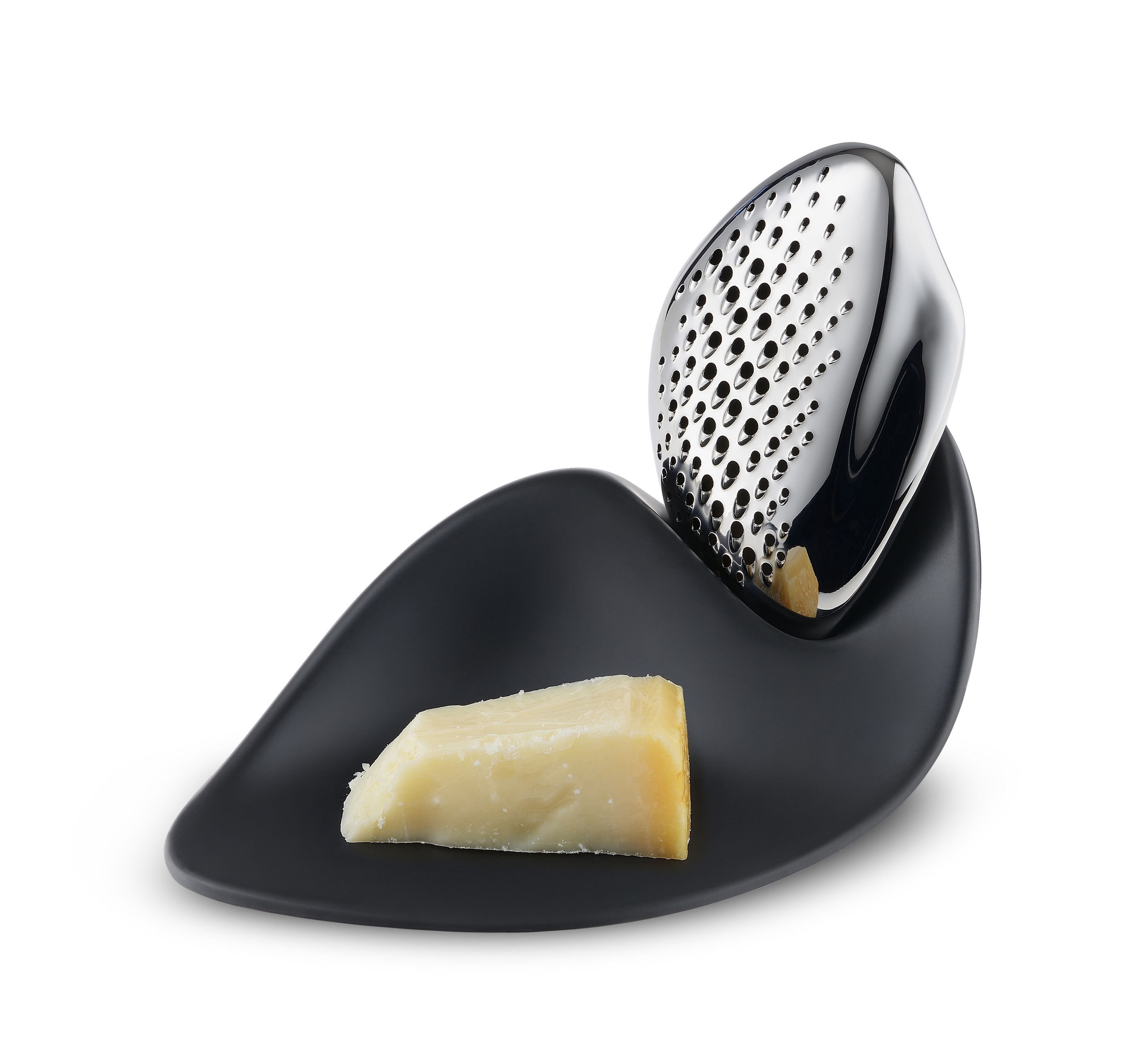 Râpe à fromage Forma Alessi - noir métal