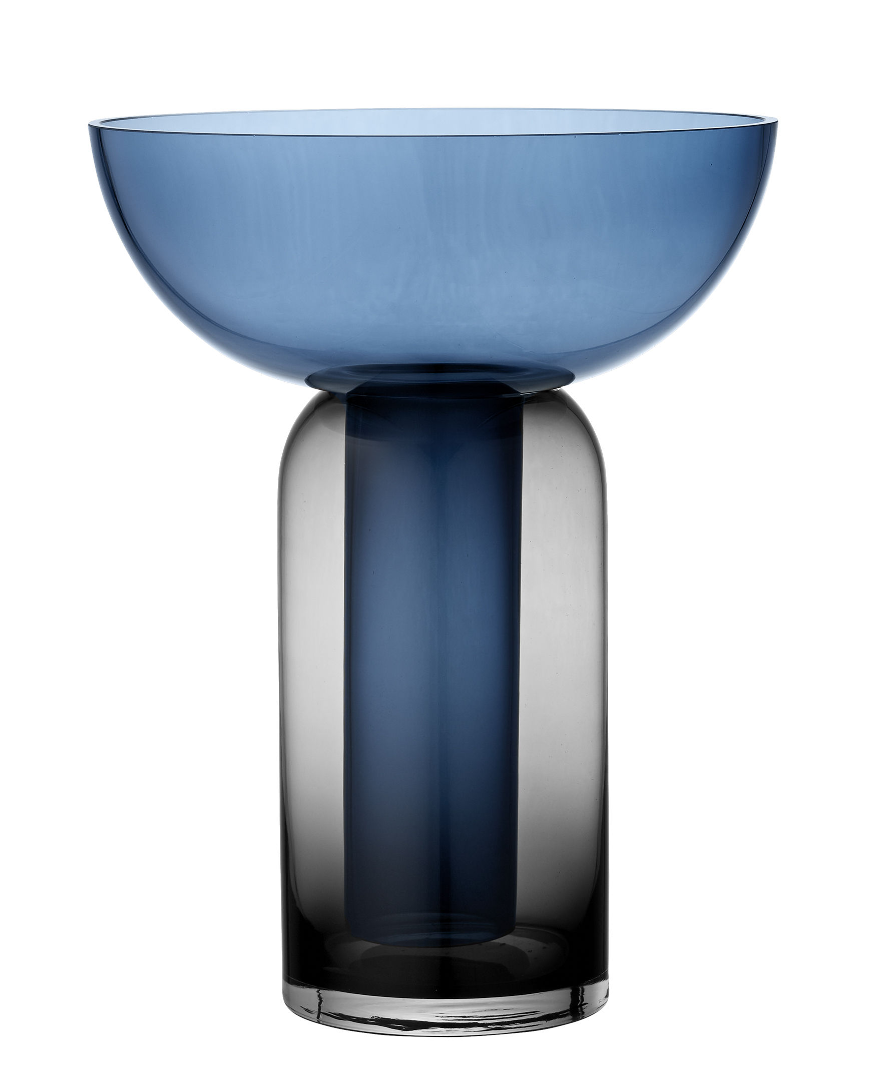 AYTM Torus Large Vase black midnight blue Made In Design UK