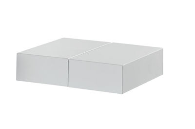 Image of Applique Quadrat - / Orientabile di Carpyen - Bianco - Metallo