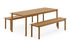 Tavolo rettangolare Linear - / Acciaio - 200 x 75 cm di Muuto