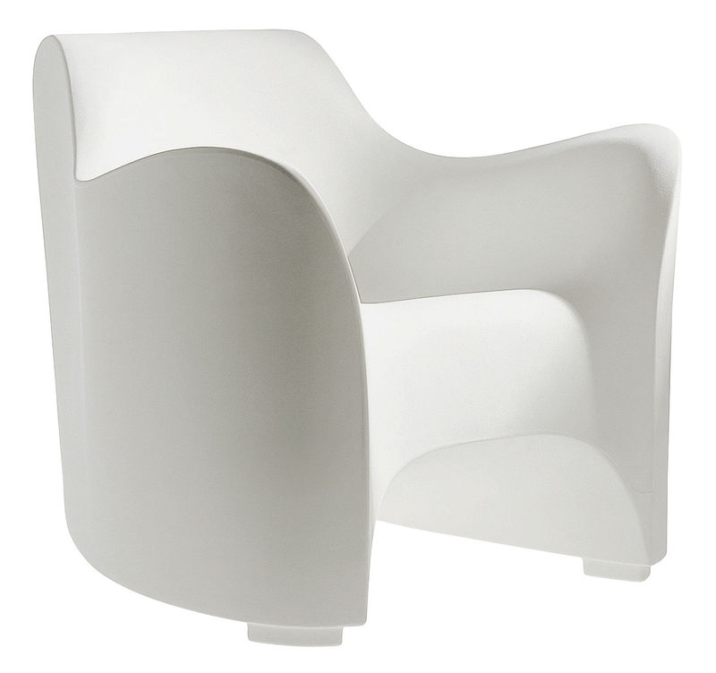 Furniture - Armchairs - Tokyo Pop Armchair plastic material white - Driade - White - Polythene