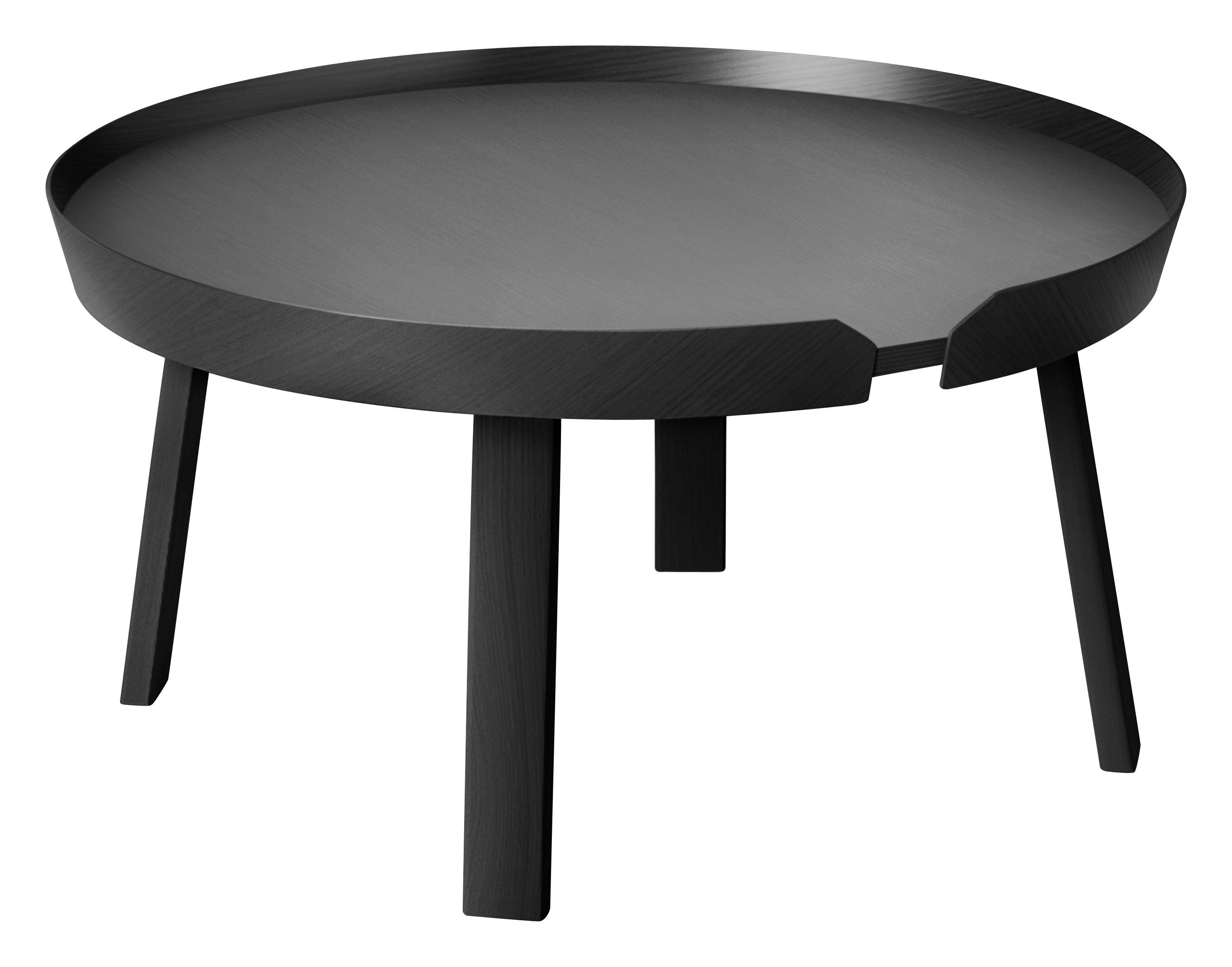 Muuto Around Coffee table Black Made In Design UK