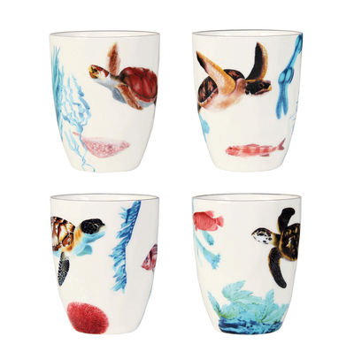 & klevering - Mug Porcelaine en Céramique, Porcelaine fine - Couleur Multicolore - 20.8 x 20.8 x 10 