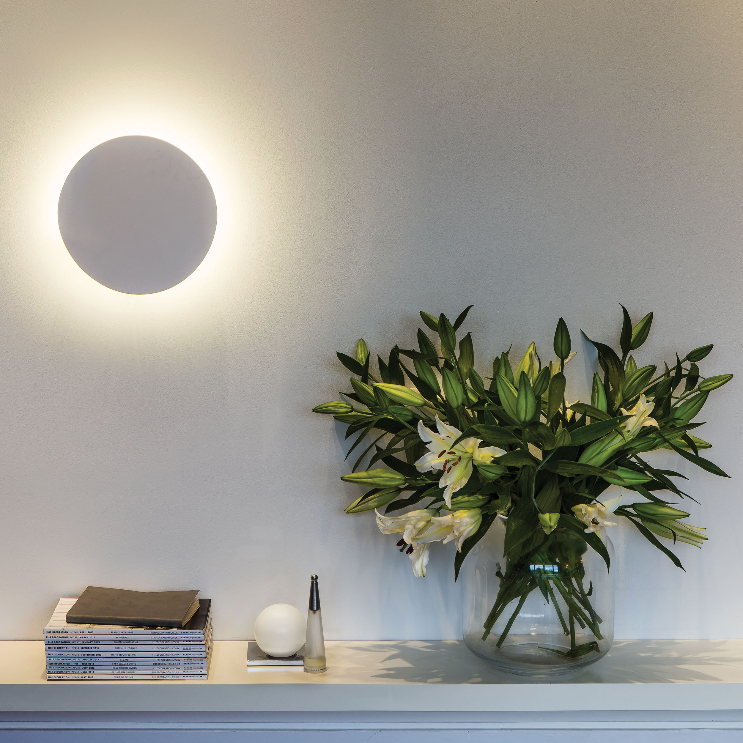 Astro Lighting Eclipse Round LED Wall light white Made In