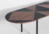 Tavla Extending table - / Oval - L 200-300 cm / Walnut inlay by Petite Friture