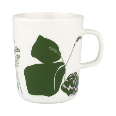 Marimekko - Mug Tasses & mugs en Céramique, Grès - Couleur Vert - 14.42 x 14.42 x 9.5 cm - Designer 