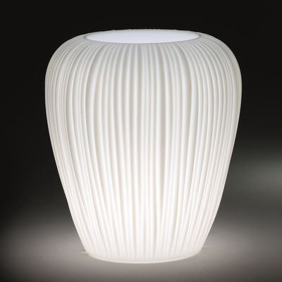 Luminaire - Luminaires d'extérieur - Pot de fleurs lumineux Skin Small / H 60 cm - MyYour - Blanc - Poleasy®
