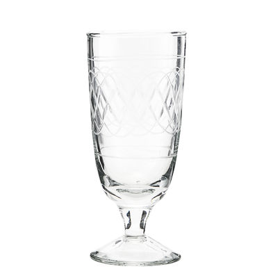 Tableware - Wine Glasses & Glassware - Vintage Beer glass by House Doctor - Transparent - Engraved glass
