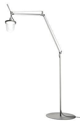 Luminaire - Lampadaires - Lampadaire Tolomeo Lampione LED Outdoor / H 132 à 298 cm - Artemide - Aluminium - Aluminium, Plastique