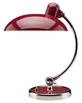 Fritz Hansen - Lampe de table Kaiser Idell en Métal, Acier - Couleur Rouge - 160 x 52.41 x 42.5 cm -