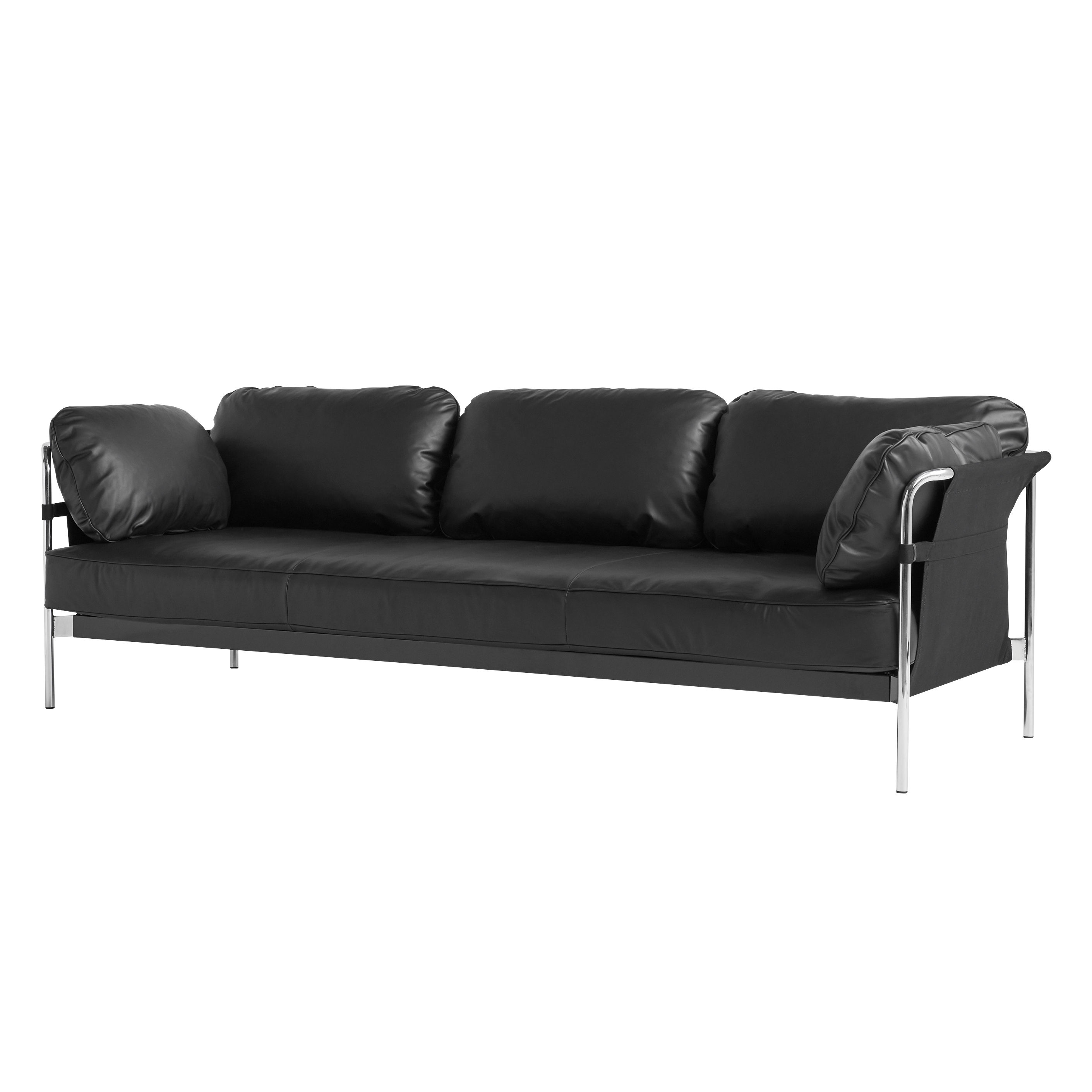 Sofa Can von Hay - Schwarz/Metall | Made In Design