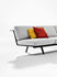 Zinta Lounge Straight sofa - / 3 seats - L 270 cm by Arper