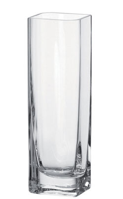 Dekoration - Vasen - Lucca Vase / 8 x 6 x H 25 cm - Leonardo - Transparent / 8 cm x 6 cm x H 25 cm - Glas