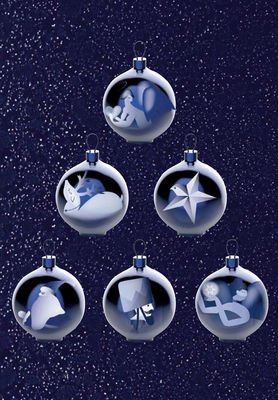 Palle Di Natale Immagini.Palle Di Natale Blue Christmas Di A Di Alessi Blu Made In Design