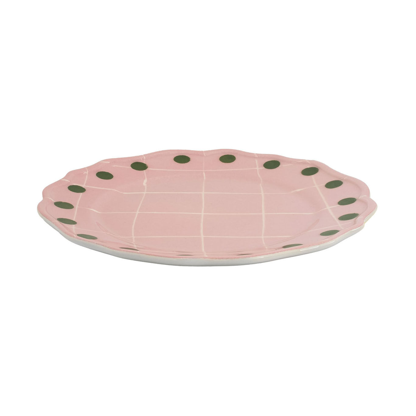 Piatto Quadri di Bitossi Home - rosa