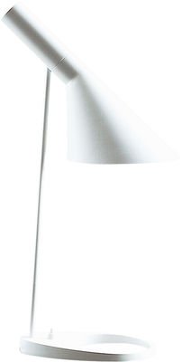 Louis Poulsen - Lampe de table AJ en Métal, Acier - Couleur Blanc - 35 x 56.46 x 56 cm - Designer Ar