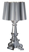 Lampe de table Bourgie Chrome / H 68 à 78 cm - Kartell gris/argent/métal en matière plastique