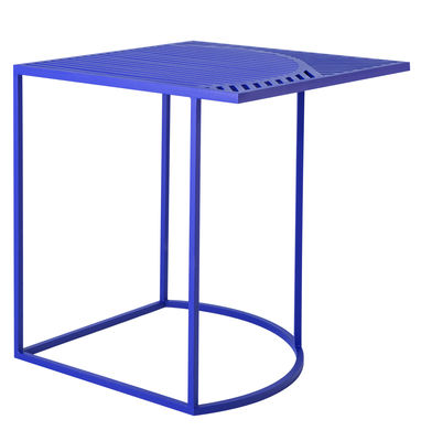 Table basse Iso-B / 46 x 46 x H 48 cm - Petite Friture bleu en métal