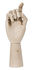 Wooden Hand Large Decoration - H 22 cm - Wood by Hay