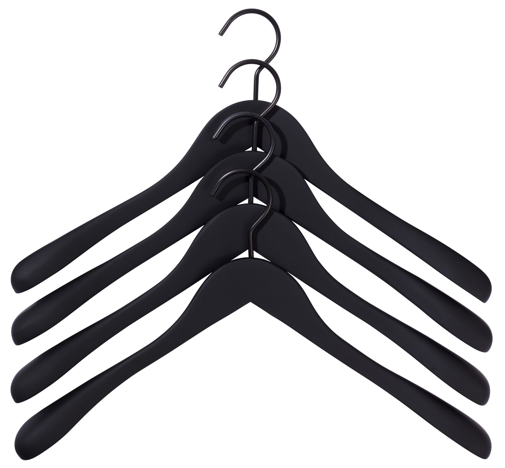 Kleiderbügel Soft Coat von Hay - schwarz | Made In Design