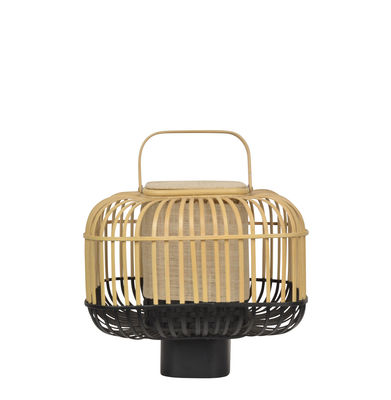 Forestier - Lampe de table Bamboo en Bois, Bambou - Couleur Noir - 220 x 45.79 x 41 cm - Designer Ar