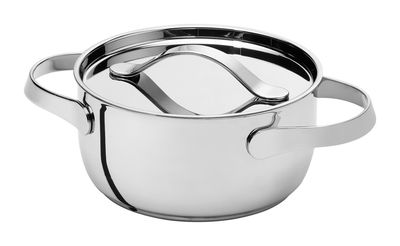 Tableware - Dishes and cooking - Al Dente Pot - Ø 20 cm / 2,9L - Without lid by Serafino Zani - Ø 20 cm - Shiny stainless steel - Polished stainless steel