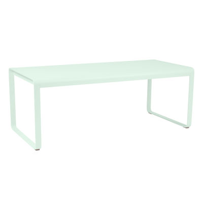 Fermob - Table rectangulaire Bellevie en Métal, Aluminium - Couleur Vert - 196 x 90 x 74 cm - Design
