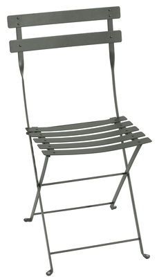 Furniture - Chairs - Bistro Folding chair - Metal by Fermob - Rosemary - Lacquered steel