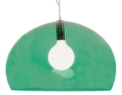 Luminaire - Suspensions - Suspension FL/Y / Ø 52 cm - Kartell - vert émeraude - PMMA teinté dans la masse